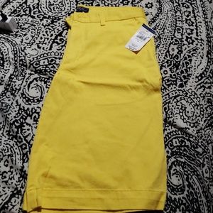 Boys Size 16 Yellow Polo Oxford Shorts